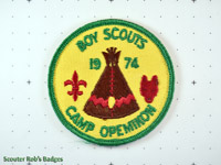 Click to enlarge 1974 Camp Opemikon